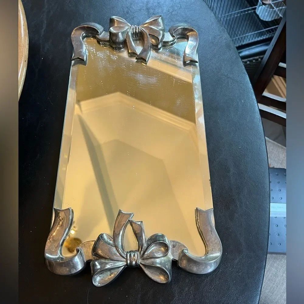 Vintage Gsa Goddinger Vanity Mirror w/Bows